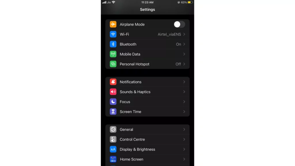 Settings Menu; How To Change iMessage Color