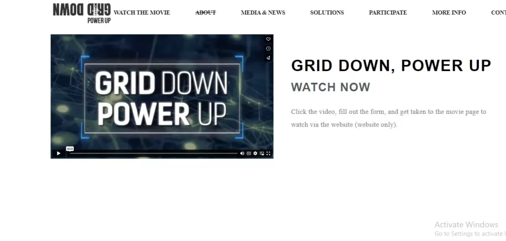 Grid Down Power Up Documentary 