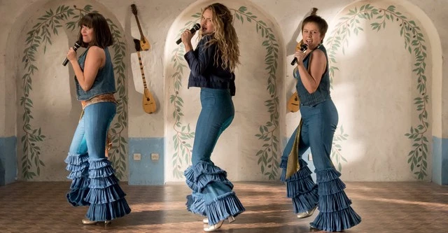 A singing scene from Mamma Mia here we go again; where to watch Mamma Mia here we go again