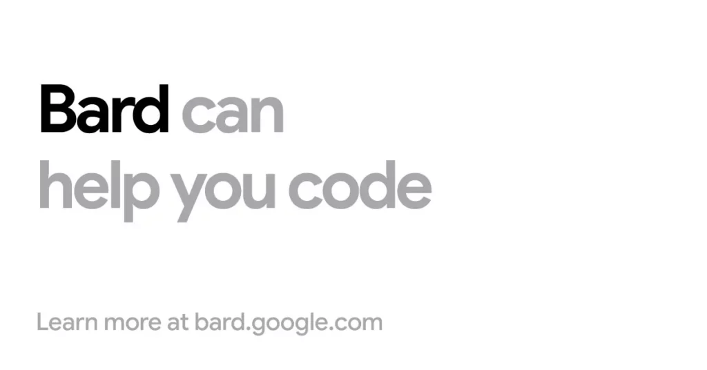 Bard can help you code; Where Is Bard AI Available