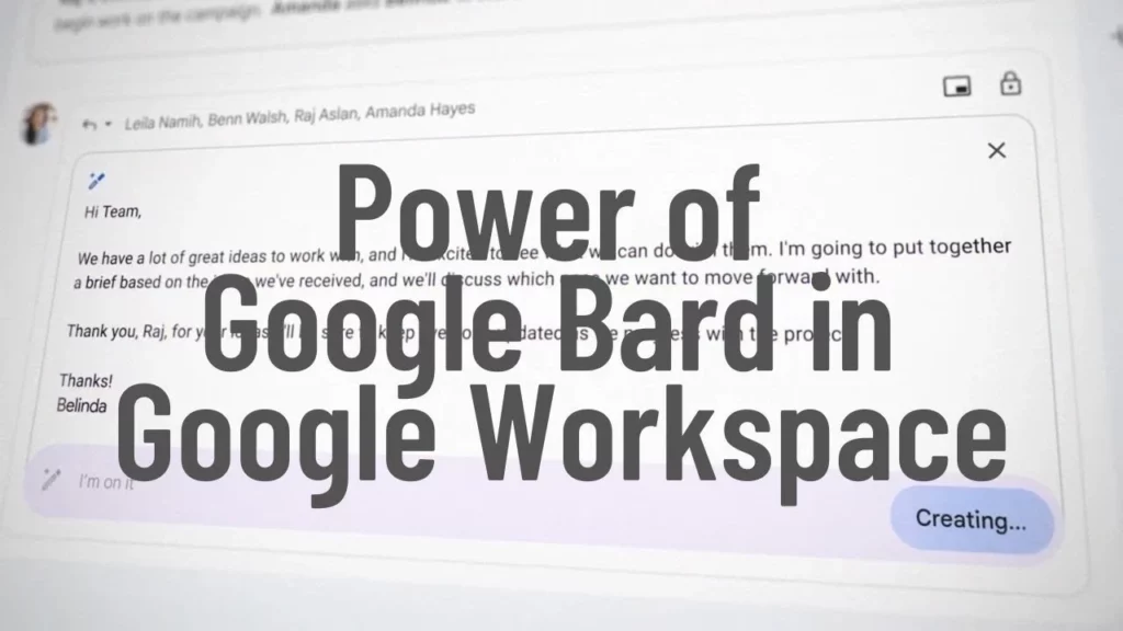 Power of Google Bard in Google Workspace; How To Enable Google Bard Workspace Account & Boost Productivity