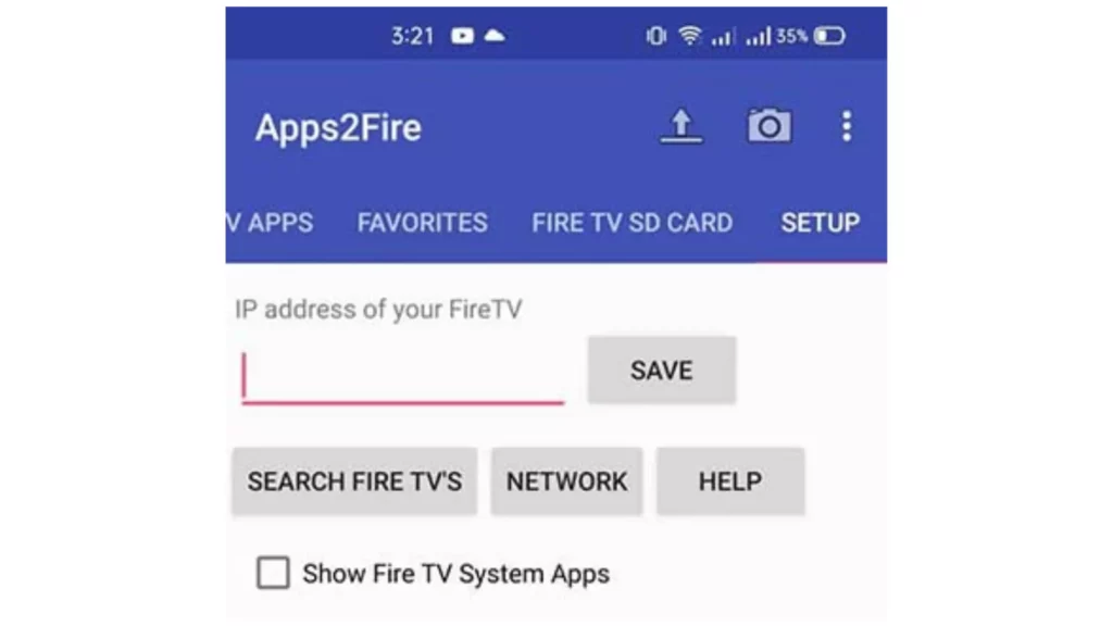 setup option in Apps2fire; How to Install Terrarium on Firestick