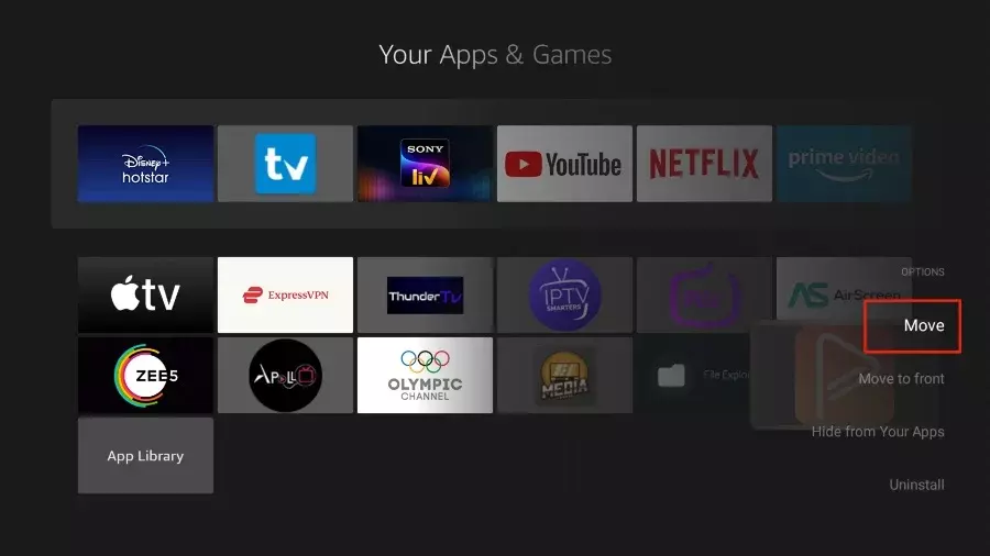 How to Pin SO Player on Firestick Home?
