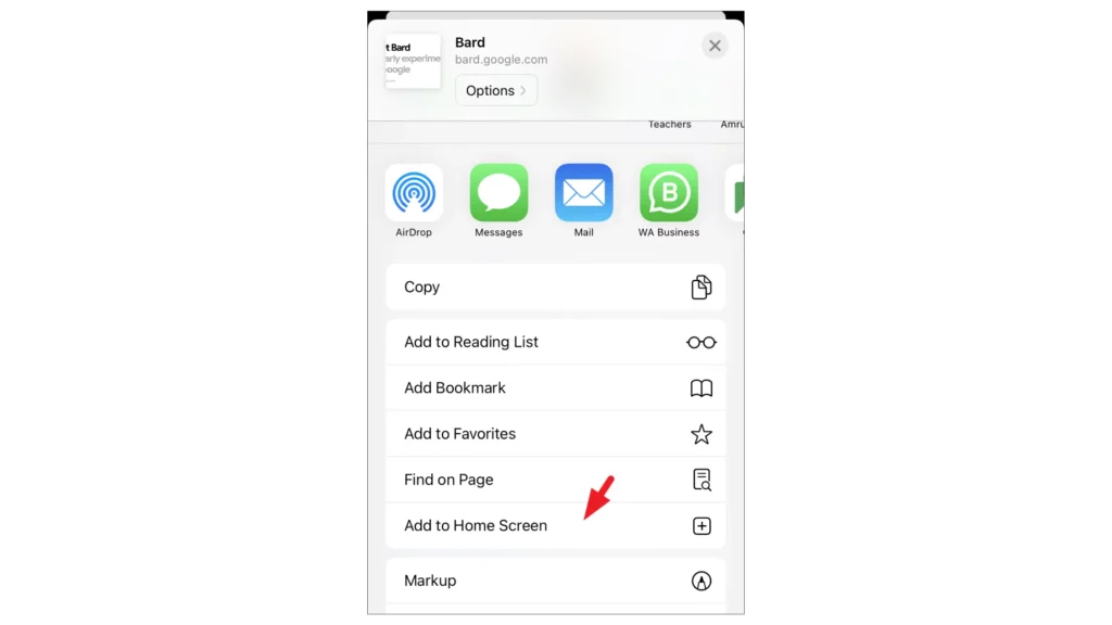 Adding Bard to homescreen on iPhone; How to Install Google Bard App