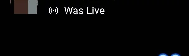 'was live' on Instagram error