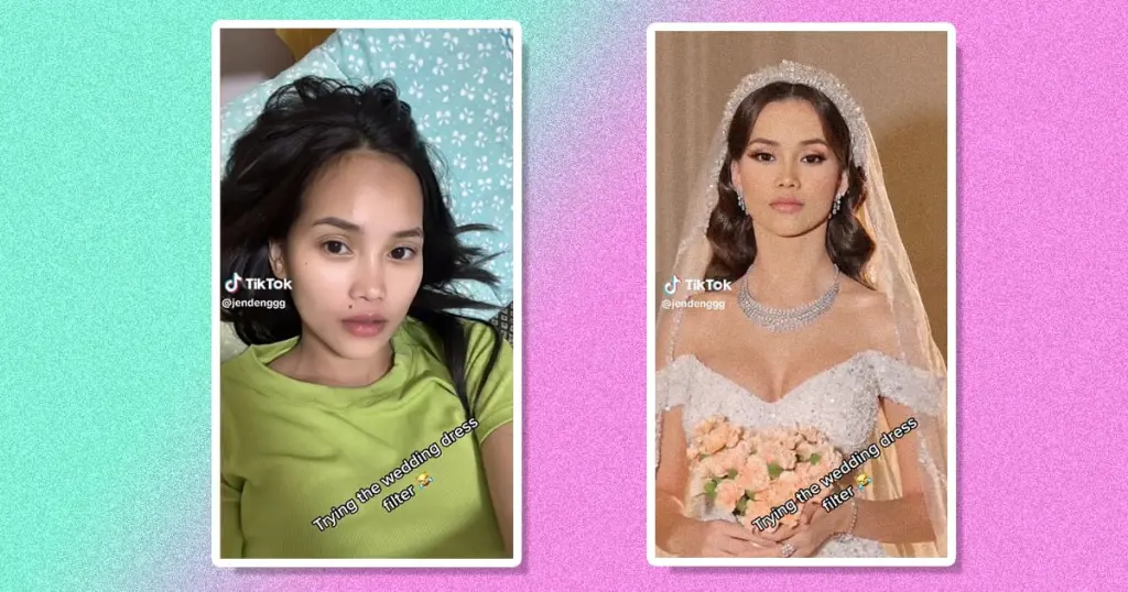 How To Do The Wedding Dress Filter On TikTok? Join the Bride Filter Trend