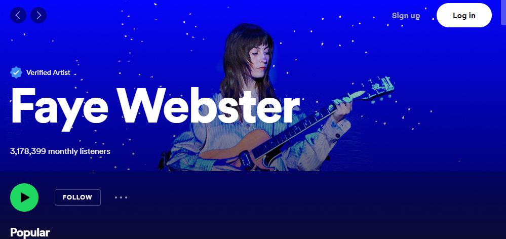 Faye Webster Spotify Presale Code
