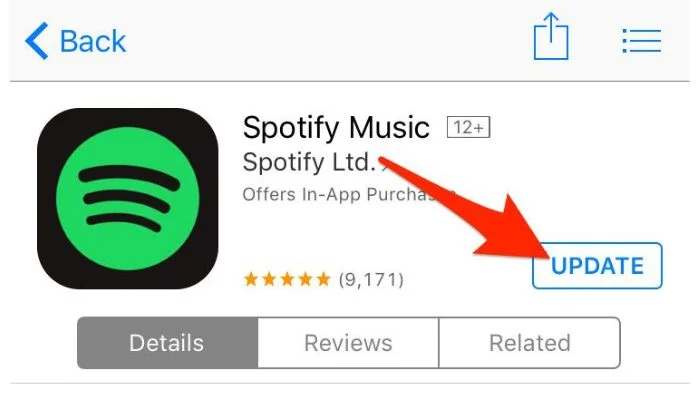 Fix Spotify Crashing Mid Song By Updating the Spotify App