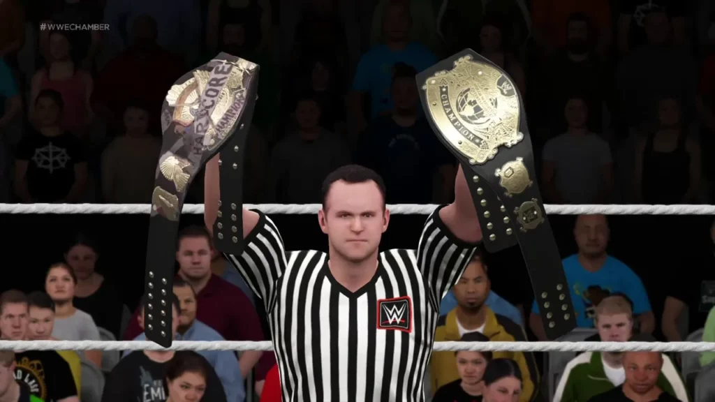 WWE 2k23 double title match not working