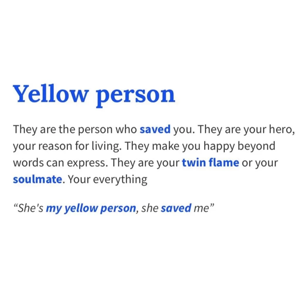 What Does Yellow Person Mean on TikTok