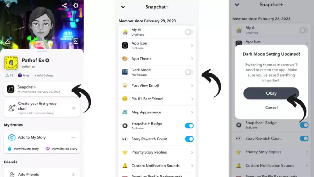 How to Get Dark Mode on Snapchat in 2023? Use Dark Mode on All Devices