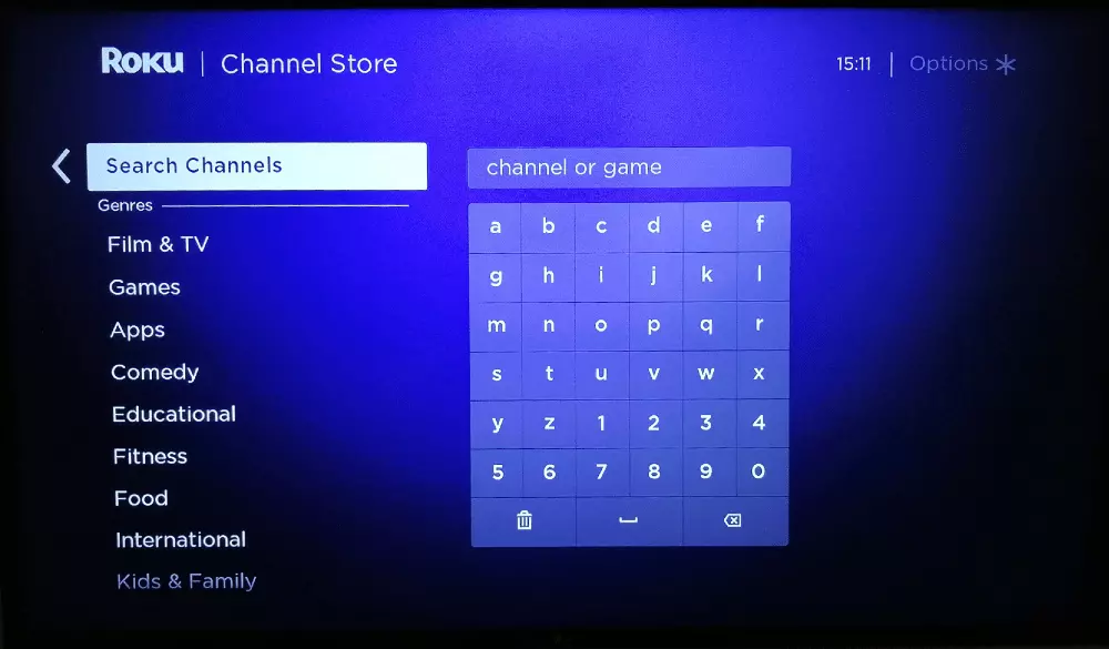 searching channels on Roku homescreen; How to Get New HBO Max App on Roku in 2023