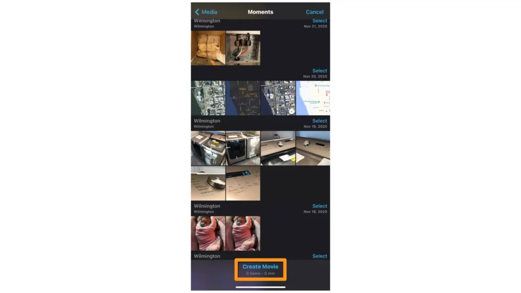 Create movie on iMovies; How to Combine Videos on iPhone to Elevate Visuals
