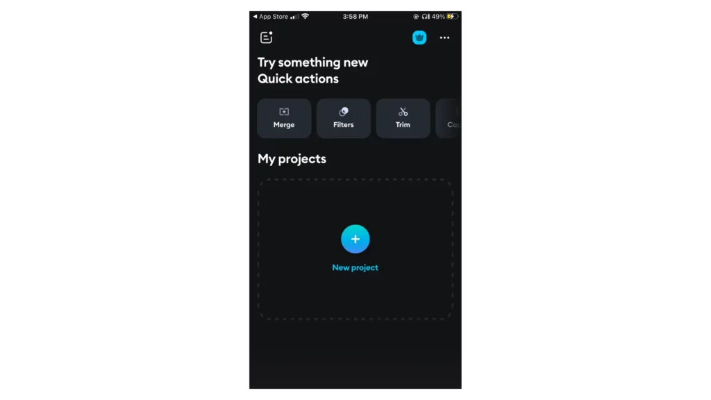 Ne project on splicer app; How to Combine Videos on iPhone to Elevate Visuals