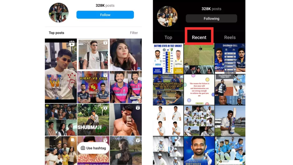 How to Search For Recent Hashtag Posts on Instagram?