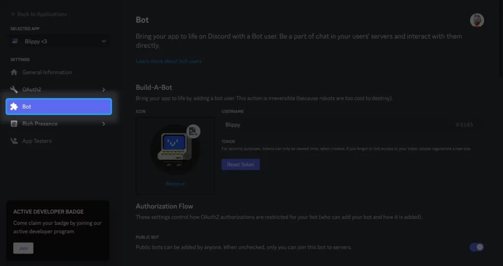 Bot tab on Discord; How to Make Character AI Discord Bot & Turn Imagination Into Reality