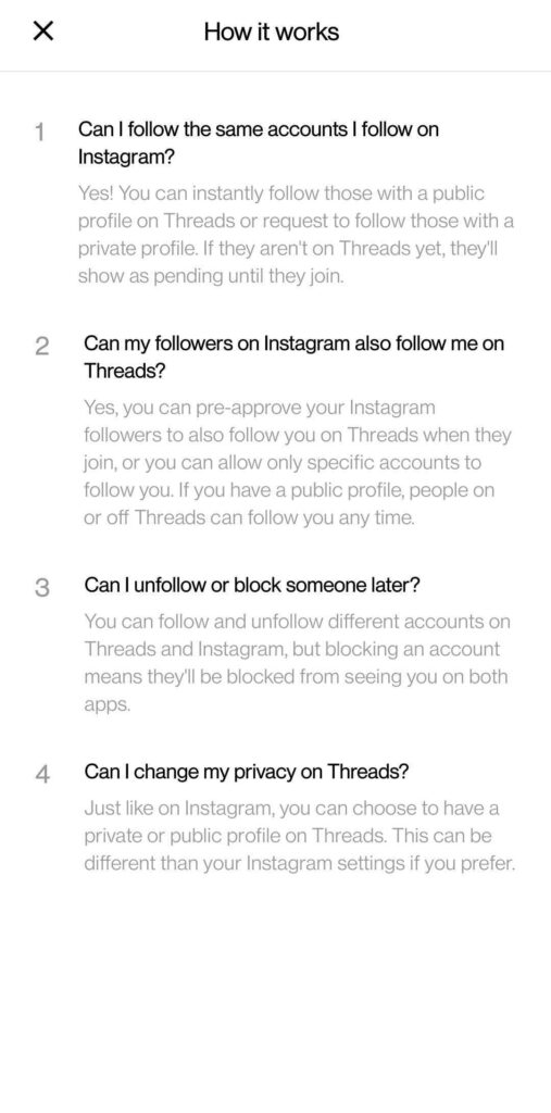 Threads follow vs Instagram Followers