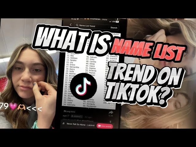 Что такое тренд списка имен на TikTok