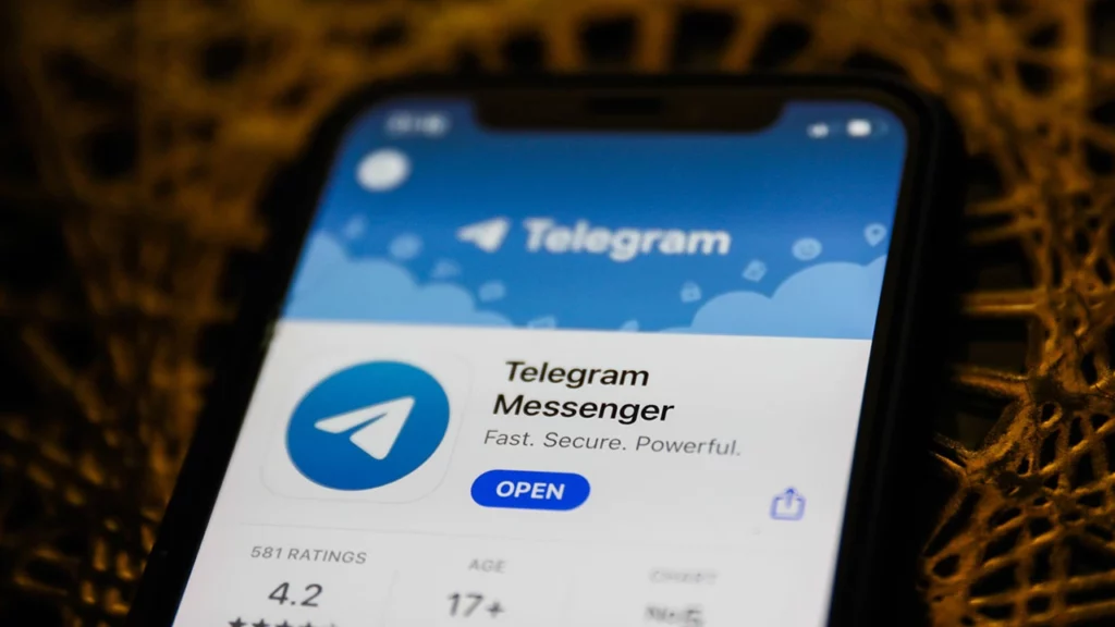 Скопируйте ссылку на свою историю Telegram
