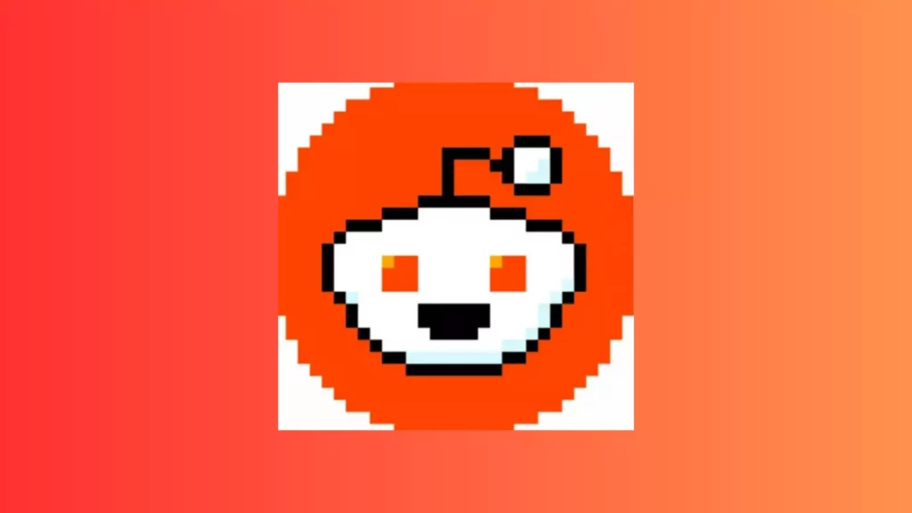Почему логотип Reddit пикселизирован?
