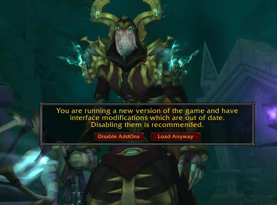 Disabling Modifications and Addons