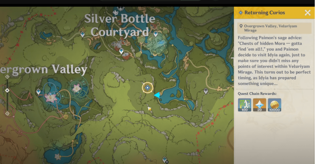 How to Find The Location of the Second Hidden Treasure in Genshin Impact