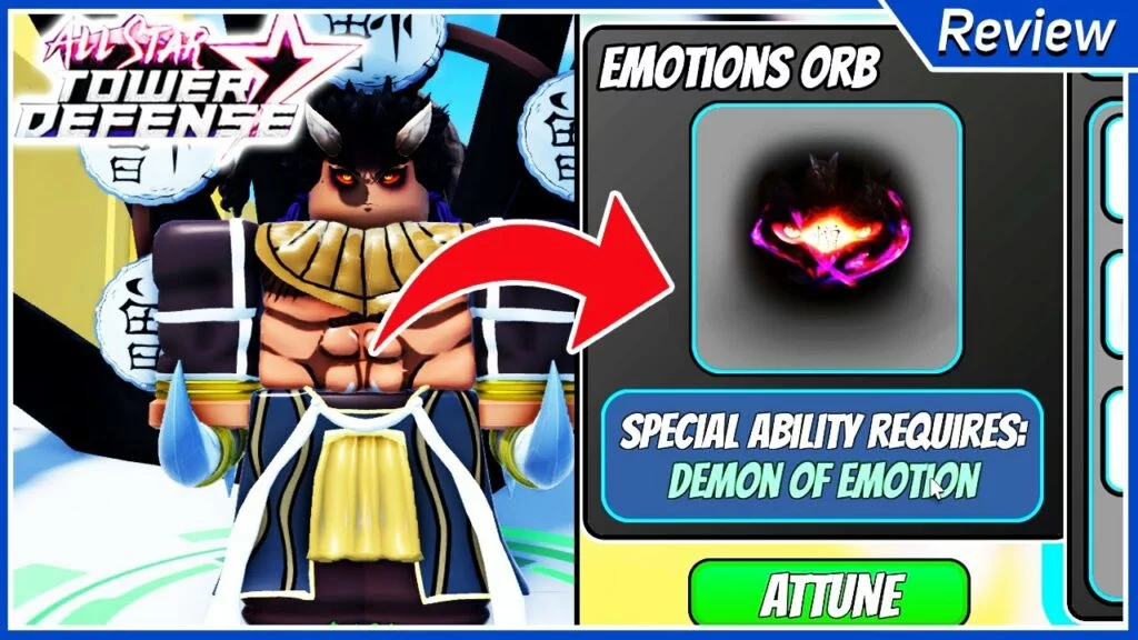 How to Get Demon of Emotion’s Emotions Orb in ASTD | All-Star Tower Defense Emotion Orb