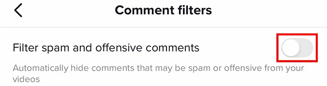 How to Filter Comments on TikTok