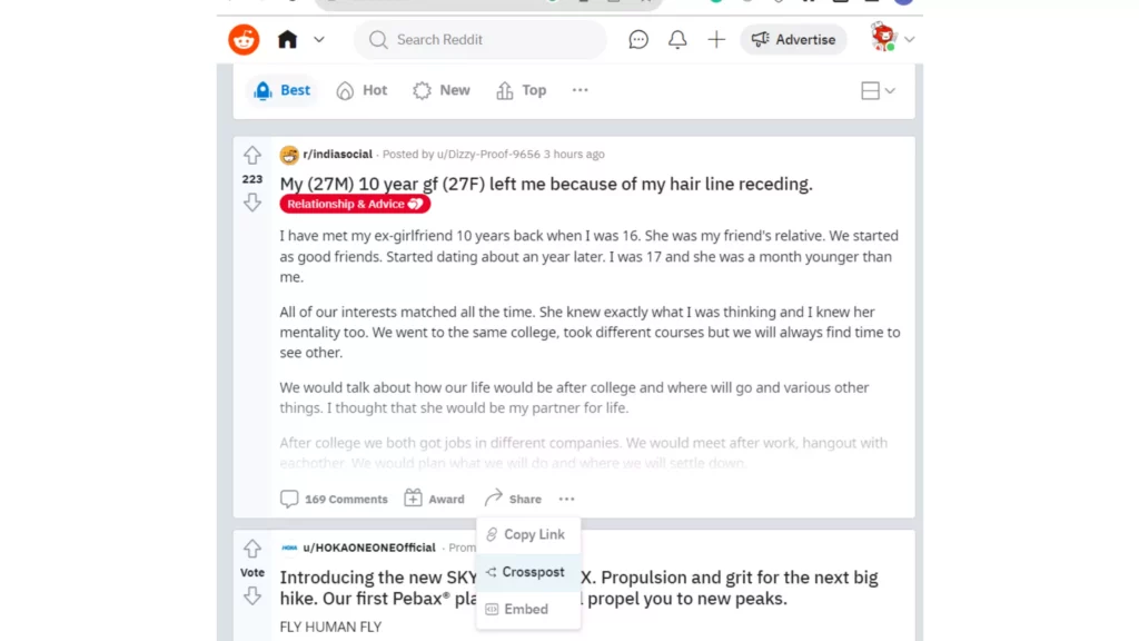 How to Crosspost on the Reddit Website?