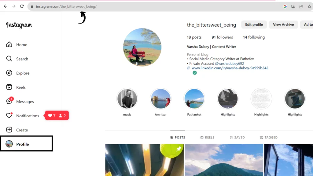 How to Find Your Instagram URL Using the Desktop?