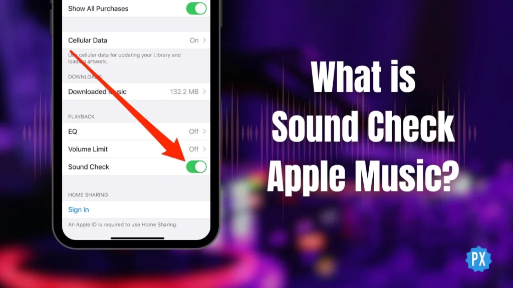 What is Sound Check Apple Music