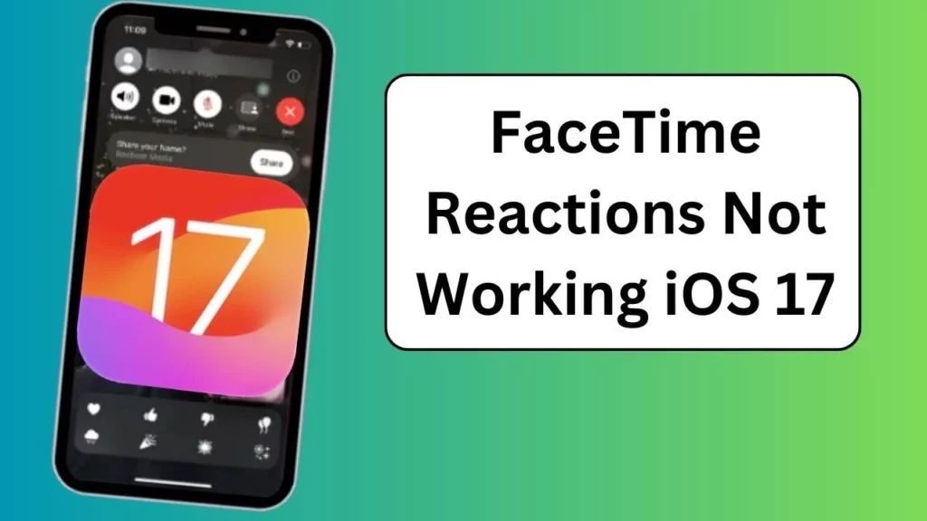 How to Fix iOS 17 FaceTime Reactions Not Working on iPhone?