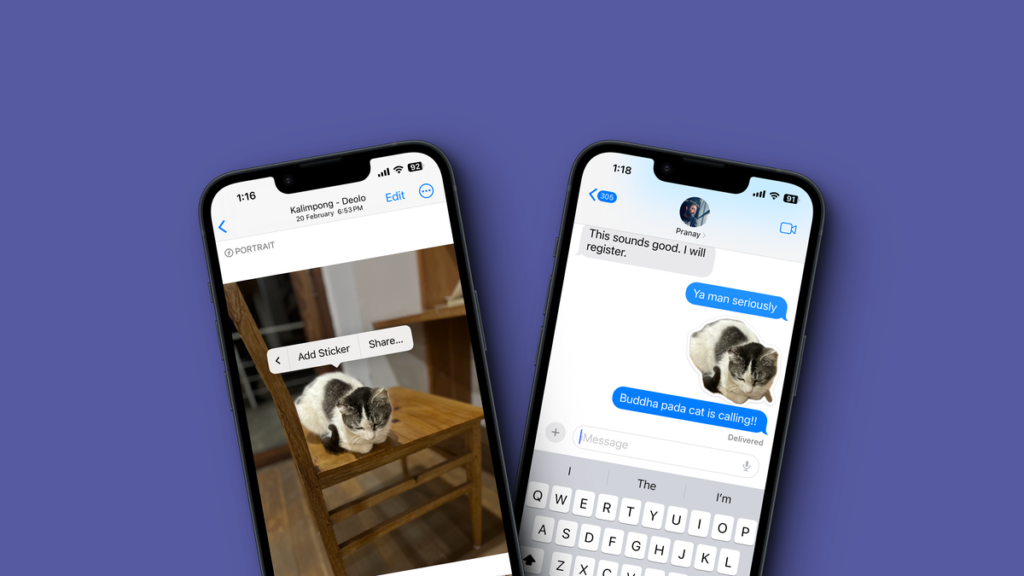 How to Use Live Stickers in Facebook Messenger in iOS 17