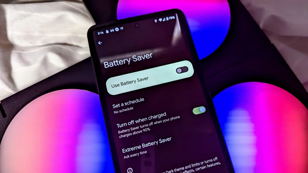 Fix Snapchat Tap to Load Error By Turning off Battery Save Mode