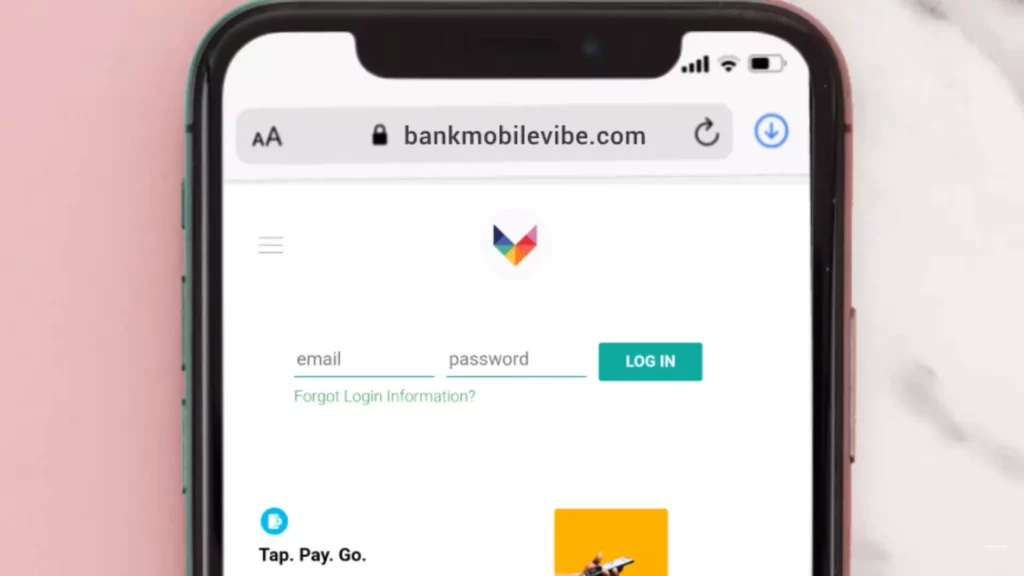 Loging in to bankmobile vibe app; How to Transfer Money From Bankmobile Vibe to Cash App