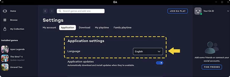 How to Change Language in FC 24 Companion App