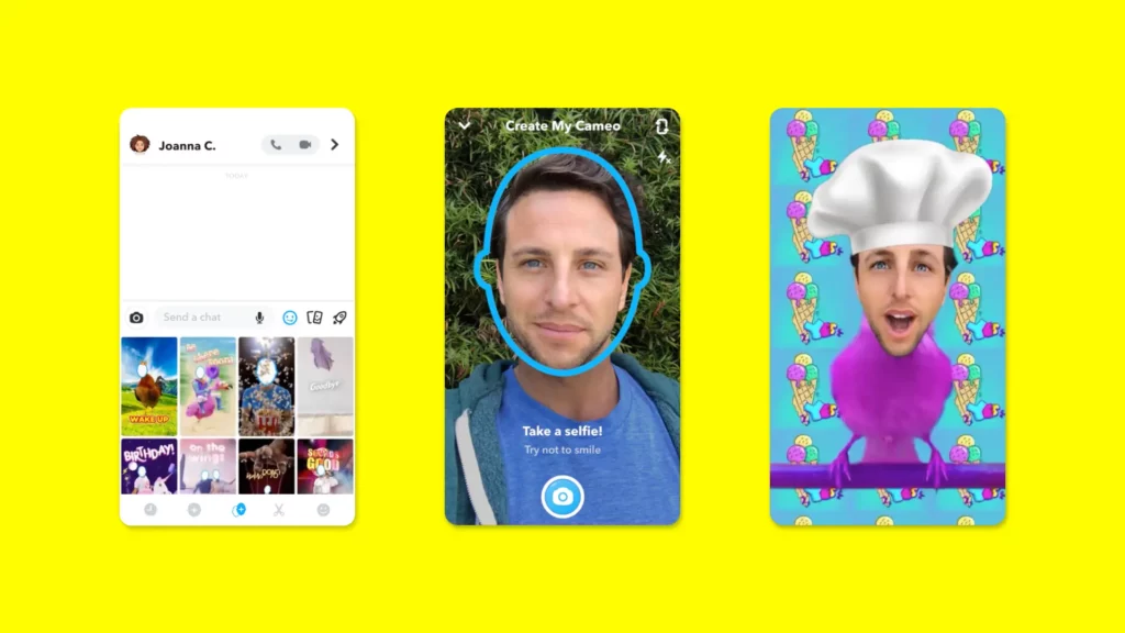 How to delete Snapchat cameo selfie