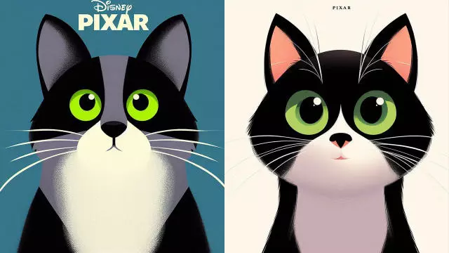 a cat turned into an animated character; Join The Disney Pixar Dog Trend & Make Your Furry Friends Famous