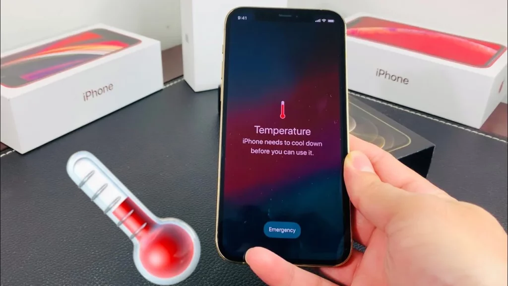 thermometer icon on iPhone; How To Check Phone Temperature On iPhone