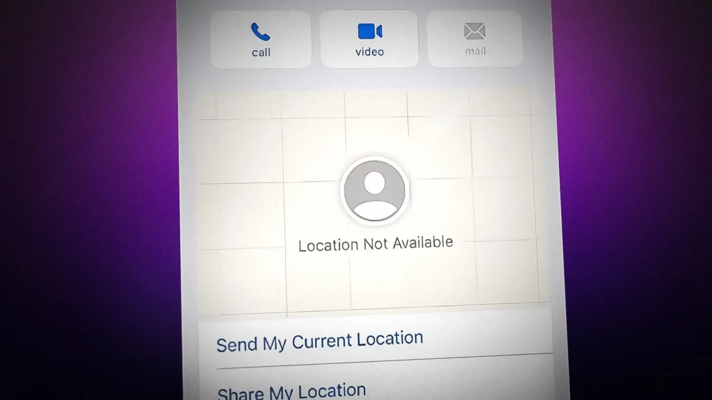 Location not available on iOS screen; How to Know if Someone Turned Off Their Location on iPhone