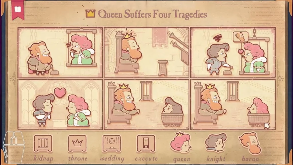 How to Solve Queen Suffers Four Tragedies in Storyteller