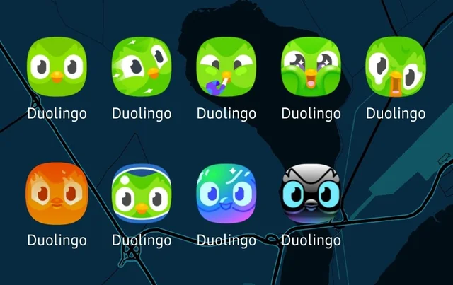 Duolingo app icons; Why is Duolingo App Icon Melting - The App Icon Meltdown?