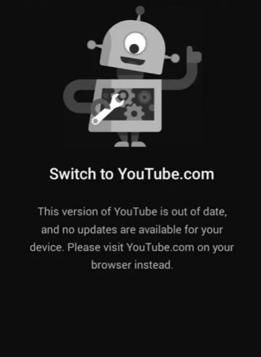  Fix Switch to YouTube.com