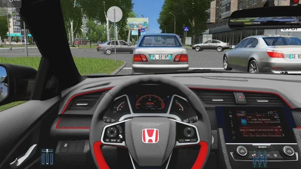 5 Best Driving Simulation Games For Android In 2023, Car Simulator Civic- City Driving
