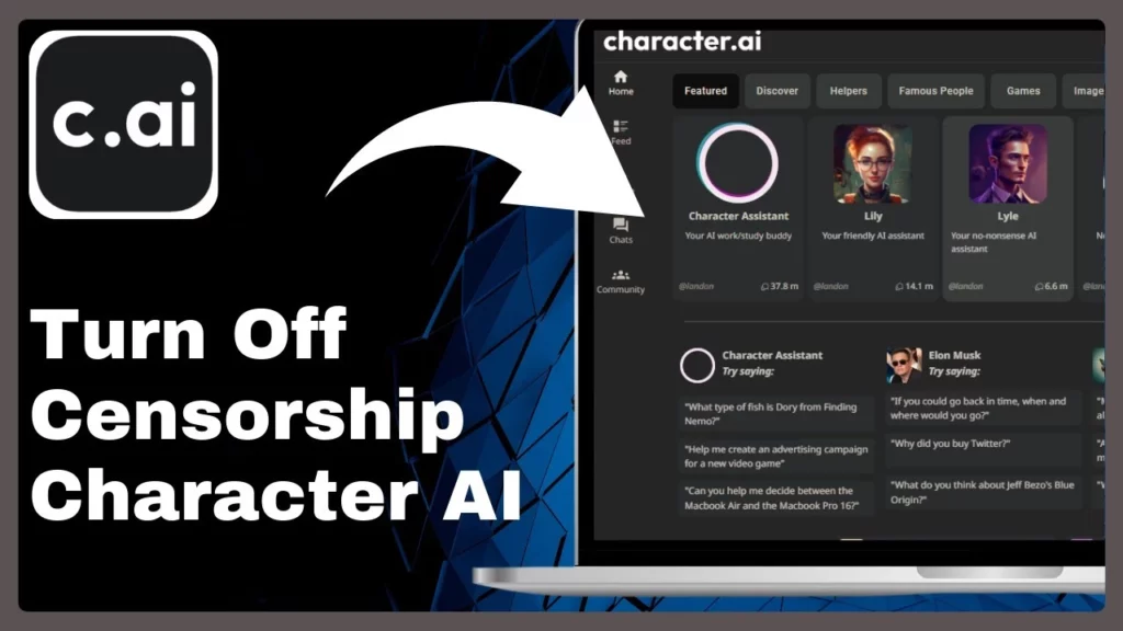 Character AI; How to Turn off Censorship on Character AI? Enhance AI Conversations Easily