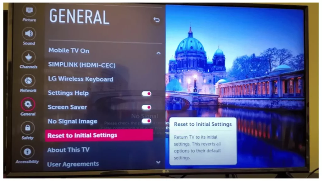 Factory reset; How to Fix LG TV Keeps Disconnecting From WiFi