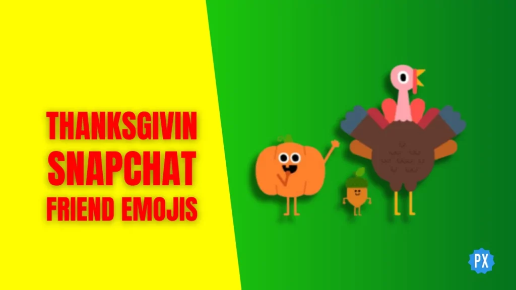 Thanksgiving Snapchat friend emojis