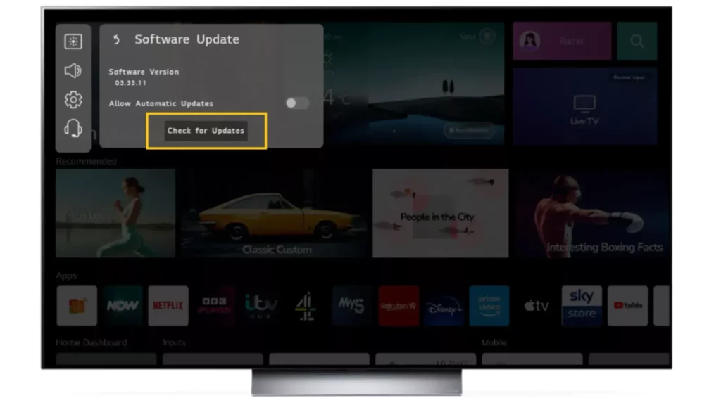 Software update; How to Fix LG TV Keeps Disconnecting From WiFi