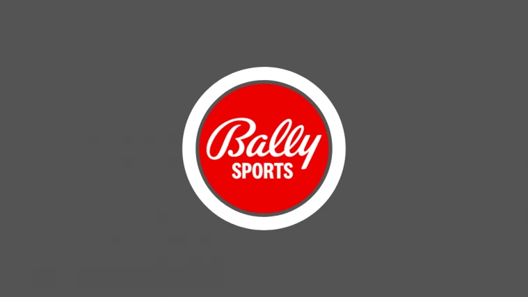 Bally sports logo on a grey background; Why is The Bally Sports App Not Working & How to Fix It?