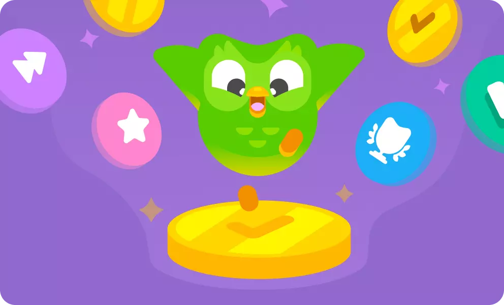 Duolingo owl icon on a coin; How to Change Duolingo App Icon & Personalize Your Learning?